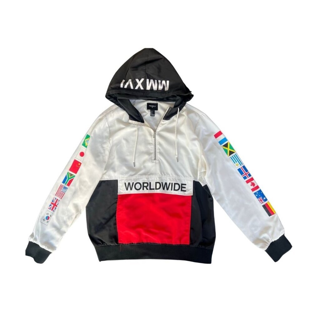 Worldwide Flag Hoodie/Windbreaker